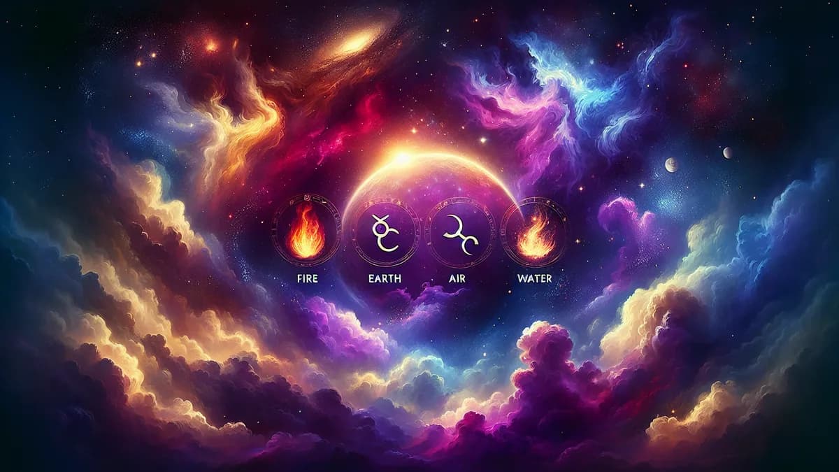 The Four Elements in Astrology: Fire, Earth, Air & Water Signs Explained